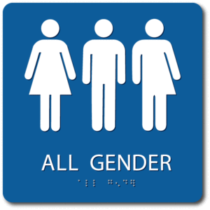 All Gender Bathroom Sign